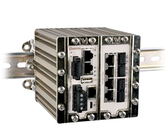 Rugged Industrial Managed Switch with 11 gigabit ports RFI-111-F4G-T7G by Westermo